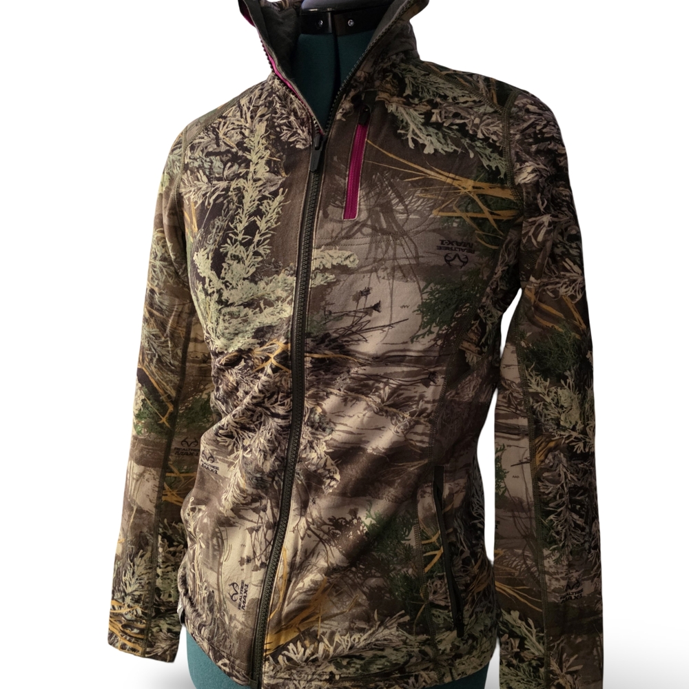 Icebreaker Merino Women’s Zip Jacket Realtree Camo, Small (NWT)